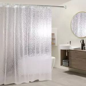 욕실 커튼봉 압축봉 샤워 가림막 방수 PEVA 화장실 칸막이 커튼