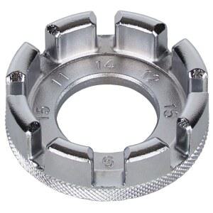 사이클링딜 프리미엄 자전거 휠 스포크 렌치 도구 - 더 넓은 사이즈 선택 미끄럼 방지 사이즈: 9/10/11/12/13/14/15