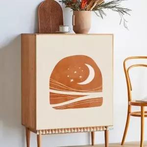 가을 붙이는 책장 선반 옷장 가리개 가림천 미니 커튼