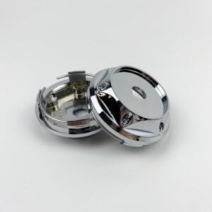 20PCs 자동차 수정 범용 전기 도금 허브 커버 휠 캡 카드 발 64mm 외부 원 68MM 내경
