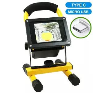 NEW C타입 충전식 투광기/LED/작업등/조명/야외/조명등/캠핑/랜턴/캠핑등/라이트/낚시/LED등/차박/야간