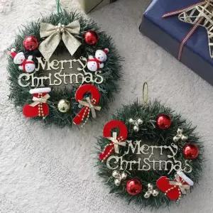 눈사람 선물 장식 크리스마스 리스 트리 벽면 꾸미기