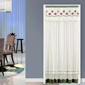 레이스 문가리개 커튼 방문 주방 가림막 80x200cm
