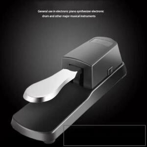 MIDI 키보드 신디사이저 디지털 피아노 전자 드럼 악기 액세서리 용 극성 스위치가있는 서스테인 페달