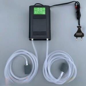 고전력 물고기 탱크 산소 공기 펌프 폭기 구멍 이중 수족관