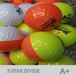중고 골프공  Z-STAR 디바이드 혼합컬러 3피스 로스트볼 20구 (투명케이스 포
