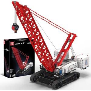 몰드 킹 17046 크롤러 크레인 세트(4494개 세트, 수집품 블록 제어 이상) 엔지니어링 LR16000 빌딩 MOC AP 차량, 모델 대형 이동식 키트,