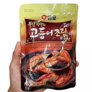 샘표 부산 자갈치 고등어조림 양념 150g a41452