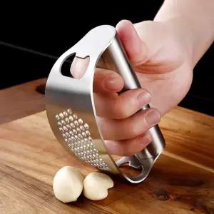올스텐 한손잡이 마늘프레스 감자 스텐마늘프레스 으깨기 다지기 마늘