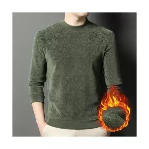 남성 데일리 긴팔티 맨투맨 내복 겨울 라운드 기모 도톰 다올4