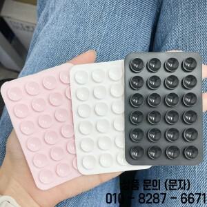 캔디 컬러 실리콘 폰 마운트   3M 접착식 뒷면 & 미끄럼 방지 흡착컵 스탠드 셀카 비디오 안전한 홀더