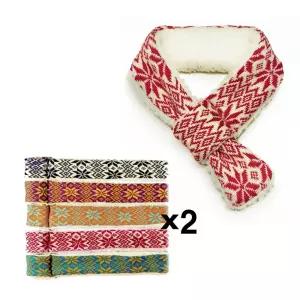 눈꽃 문펫 목도리 2 랜덤 강아지목도리 강아지 겨울스카프