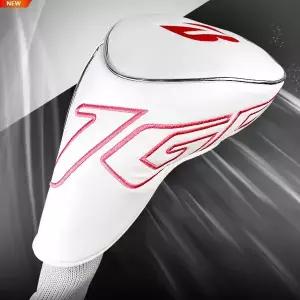 중고 브리지스톤 JGR 드라이버 여성 헤드커버(화이트핑크)리퍼브