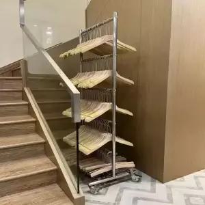 옷걸이보관 행거 거치대 매장용 수납 옷걸이정리대 보관랙