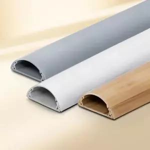 반달 인테리어 반원 케이블 전선 선몰딩 몰딩 바닥 설치 가정용 선정리 사무실 선커버 커버 정리 숨김 보호