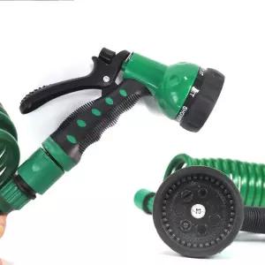 수도꼭지연장 원예용 20M 코일구조 물호스 정원 전원주택 베란다청소 스프레이건 농사 세차