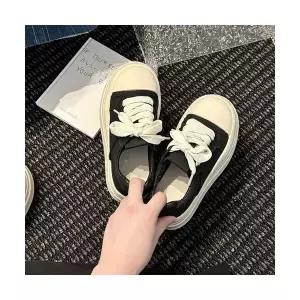 여자 캔버스화 통굽 키높이 가을 스트랩 빈티지 원픽3