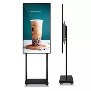 생방송 수직 스크린 대형 광고 터치 세로 디스플레이