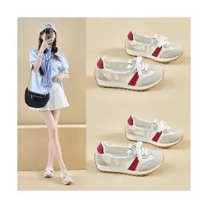 여자 캔버스화 눅눅한 여름 키높이 학생 러닝 에어 원픽5