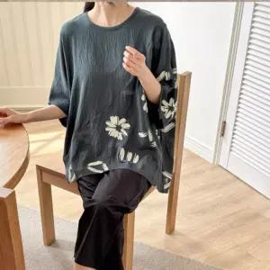 여름 인견블라우스 아이스바지 냉감바지 인견티 빅사이즈 블라우스 여름바지