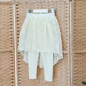 아동치마치랭스 어린이집 생일 등원 코디 치마 레깅스 레이스 선물