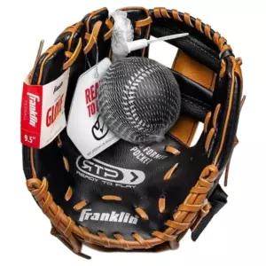 프랭클린 주니어 RTP 글러브 좌투용 + 볼 세트 4809TBSL