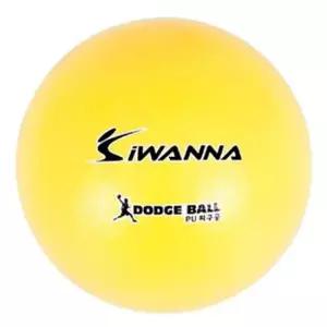 아이워너 피구 PU피구공 4호 21cm (옐로우) 피구공 스포츠공 스포츠볼