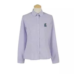 교복몰 스트라이프 둥근 카라 블라우스 (상촌중) 교복 vYB6+7sDS