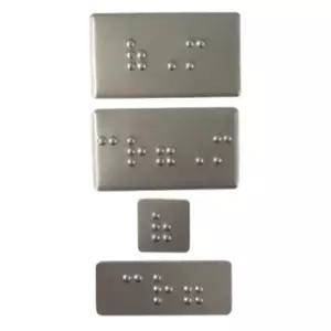 온수 냉수 점자 타공 스티커 시각장애인 수전스티커 3개