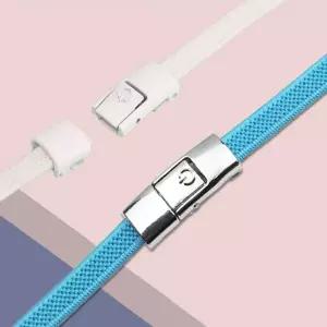 신발끈 클립 고정 버클 무매듭 운동화 실버 블랙 화이트 BIx6+5YFi