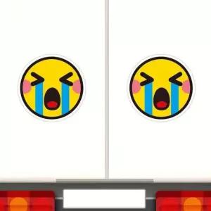 280x280mm 귀요미4 고휘도반사 대형 차량스티커 고휘도