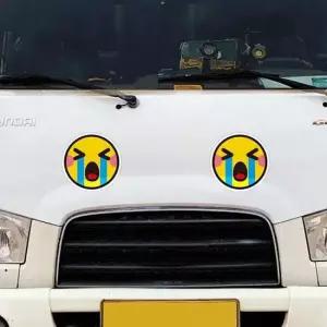 자동차스티커 졸음운전방지 205x205mm 귀요미4 고휘도