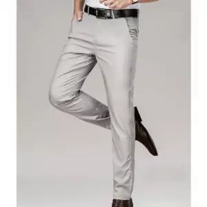 훌리오 바지 면 캐주얼 오피스룩 남자면바지 일자팬츠 루즈핏 아이스 긴 UNO5