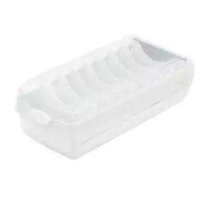 [문구] 오피스용품 문구 슬라이드 명함박스 아이보리