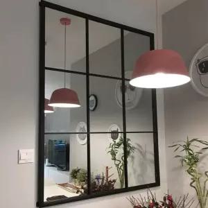 창문형 거울 엔틱 카페 화이트 벽걸이 아치형 소품