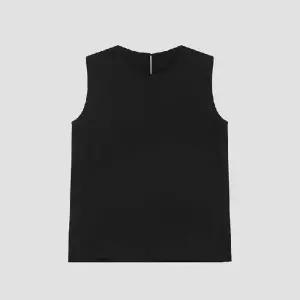 [백화점 정품] 리스트 슬리브리스 라운드넥 블라우스(TWWBLP62020)