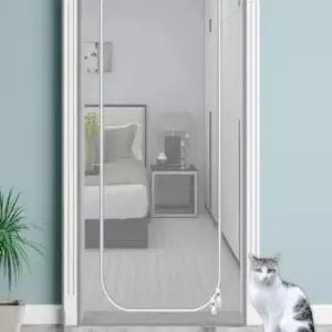 [반려] 방묘문 안전문 현관문 칸막이 지퍼방충문 90x220cm