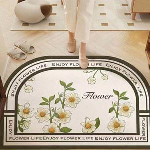 현관 소프트 발판 북유럽 새벽을 식탁 화장실 자취방 반달러그 엔틱 디자인 먼지없는 안방