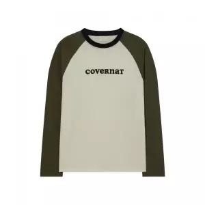 커버낫 COVERNAT 우먼 쿠퍼로고 래글런 롱슬리브 크림 CO2601LT72CM