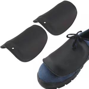 강철용 신발 커버 부츠 토 캡 1쌍 방지 스매시 안전 용접기 레이스업