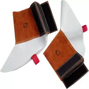 ZP ZaoProtects ZP3003 소가죽 열 및 내마모성 용접 스패트 부츠 프로텍터 신발 커버 게이터