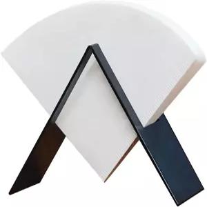 미아오 진 커피 필터 종이 홀더 스테인리스 스틸 보관 용기 디스펜서 랙 스탠드(블랙)