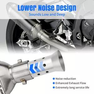 RIDLOG 모터사이클 DB 킬러 51mm 범용 머플러 소음 차단 배플 탈착식 제거 배기 파이프 할리 혼다 가와사키