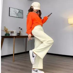 여성 겨울바지 기모안감 골덴바지 하이웨스트 롱팬츠 utb9+6YEK