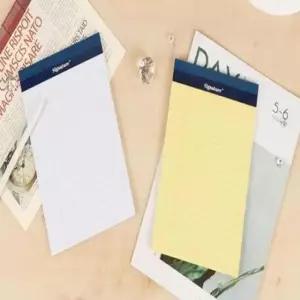 [문구/오피스] A4 노트패드 노란색 메모 연습장 50매 필기용 패드