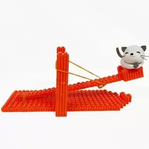 툭툭블럭 초등역사 지렛대 탄성 투석기만들기 조립완구