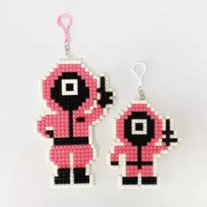 체험특강 초등 유아 툭툭블럭 캐릭터 키링꾸미기 블록