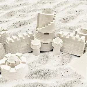 샌드클레이 2kg 모래놀이 풀세트 샌드캐슬 모래성만들이 매트 찍기틀 영유아