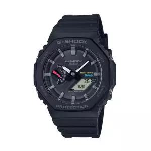 지샥 GA-B2100-1A 지얄오크 블루투스 타프솔라 남성 아나디지 우레탄 손목 시계