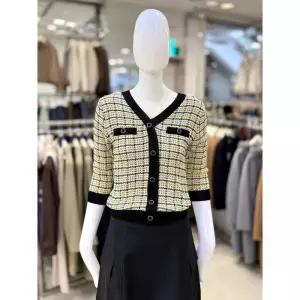 조이너스 세이브존01 브이넥 트위드 니트 가디건 JAEU4WSL260